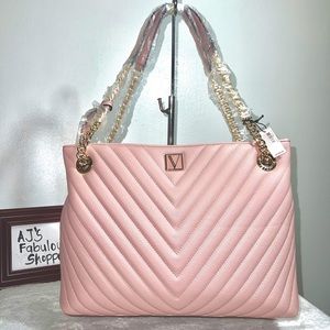 Victoria’s Secret Shoulder Tote Bag New in Blush Pink
